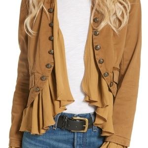 Free People Romantic Ruffles Blazer XS